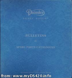 Spare Parts Catalogues bulletins binder