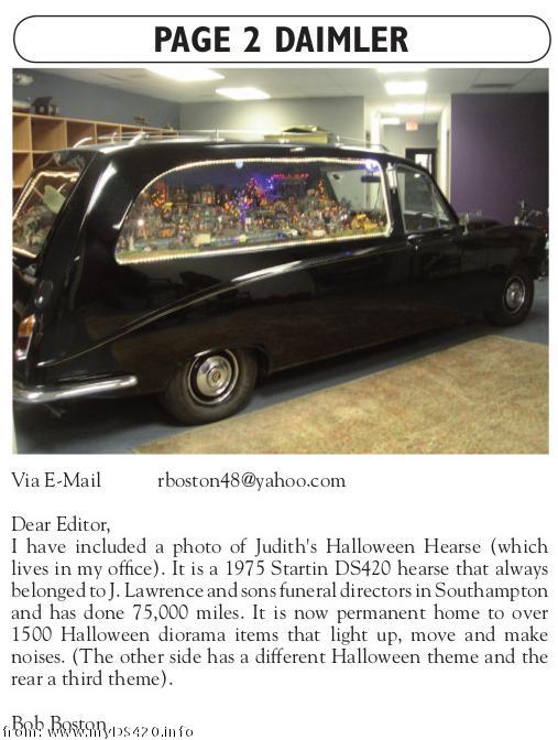 Judy's Halloween hearse Vol51Nr6Nov14b