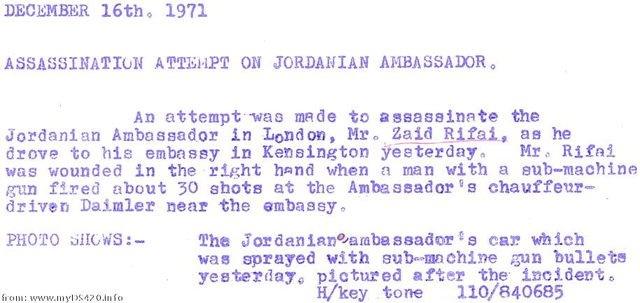 Jordan Ambassador Assassination '71 JordanAmbassador2