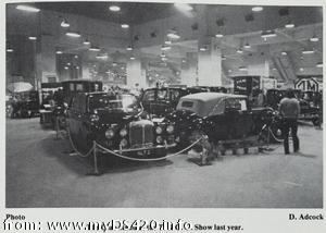 Club stand at T&CC show in 1980