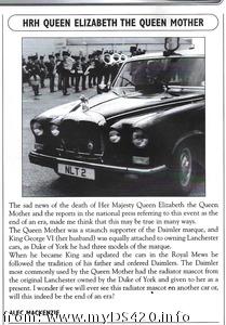 Obituary for the Queen Mother