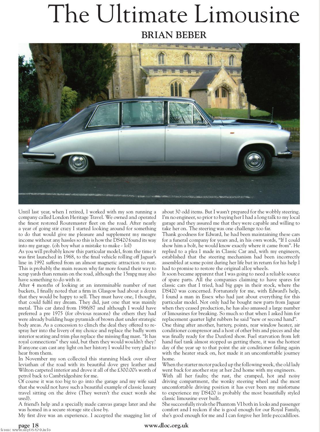 Brian Beber's car Vol50Nr2Jul13a