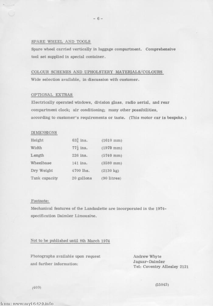 Landaulettes Press Release, technical p4