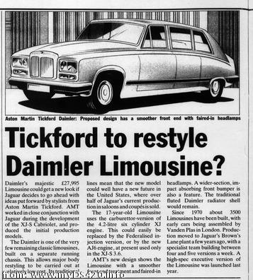Daimler limo restyle