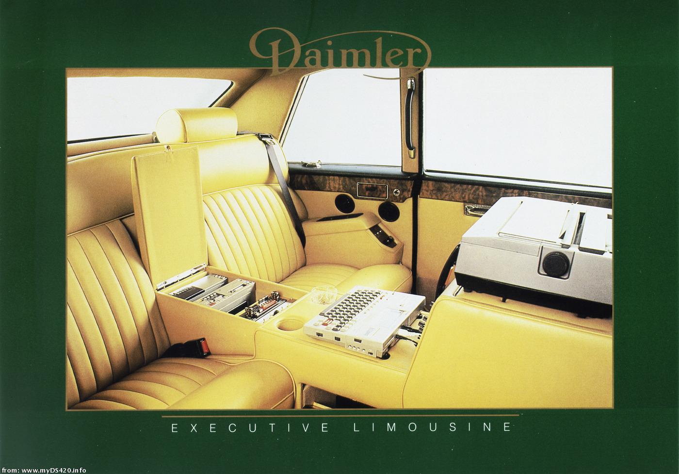 Executive Limousine brochure p1