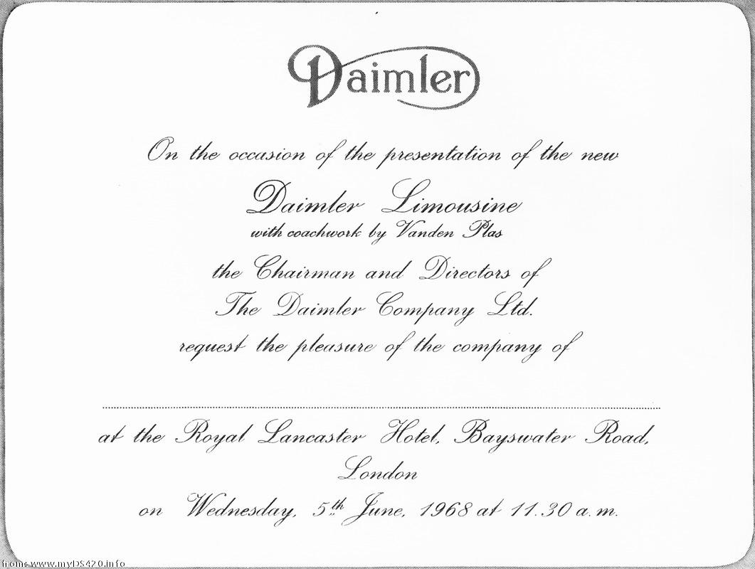 Limousine Introduction - Invitation intro_invitation