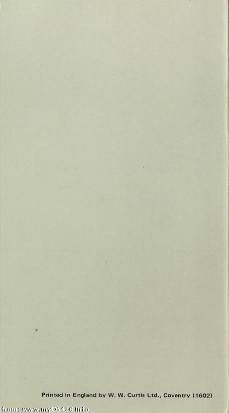 price list July 1971 back cover