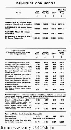 Daimler Saloon July. 1978(9kB)