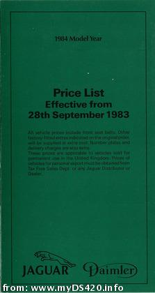 prices September 1983 cover