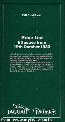 prices October 1983 cover (2nd ed.)
