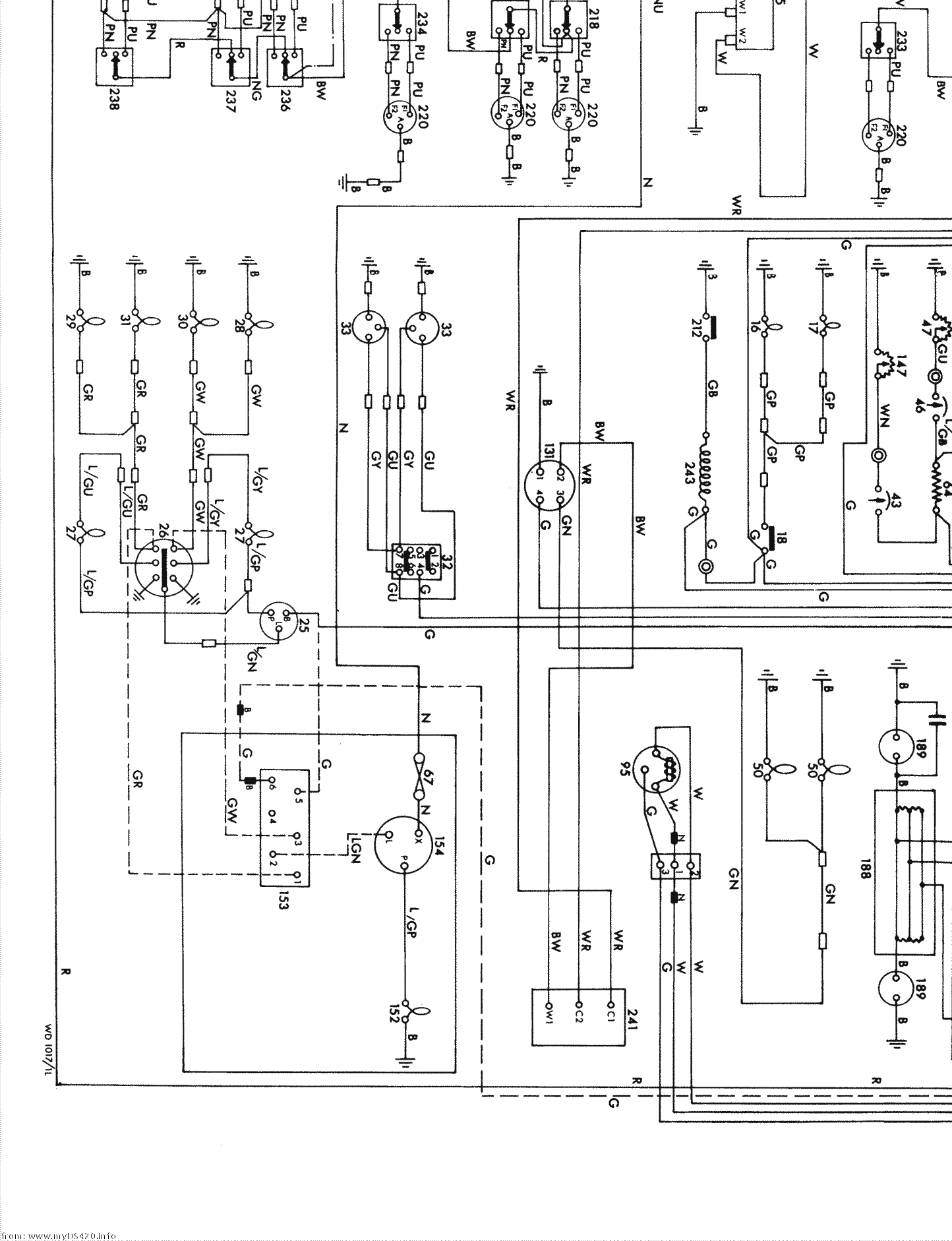 wiring diagram medium res. Ltr SE (1970)