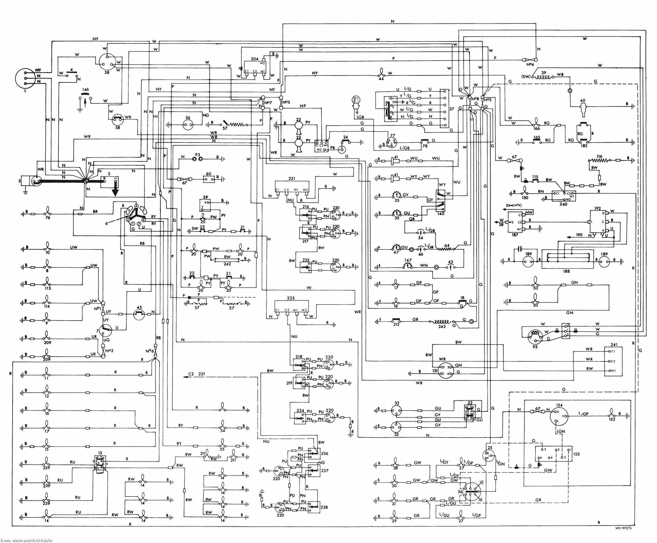wiring diagram high res. (1970)