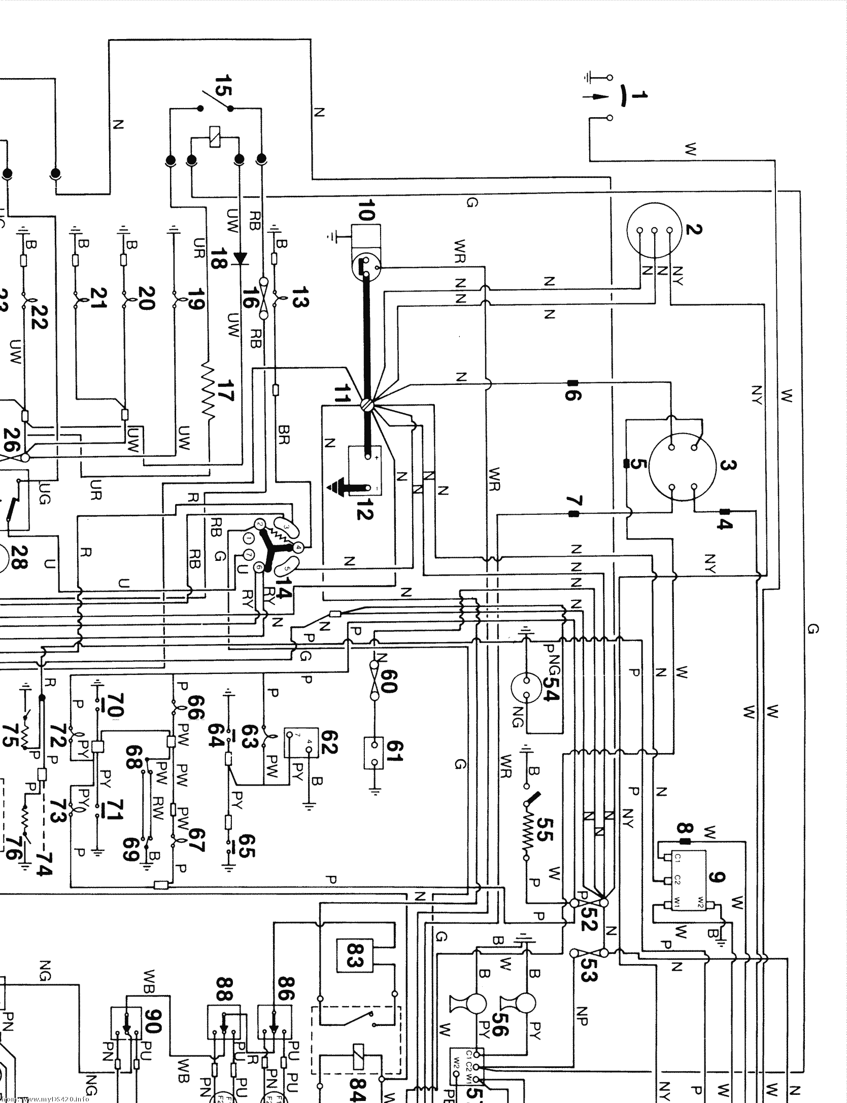 wiring diagram medium res. Ltr NW (1986)