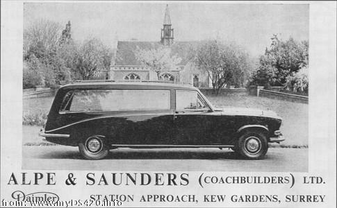 Alpe&Saunders DS420 hearse