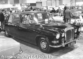 Daimler stand at Earls Court, mid-seventies
