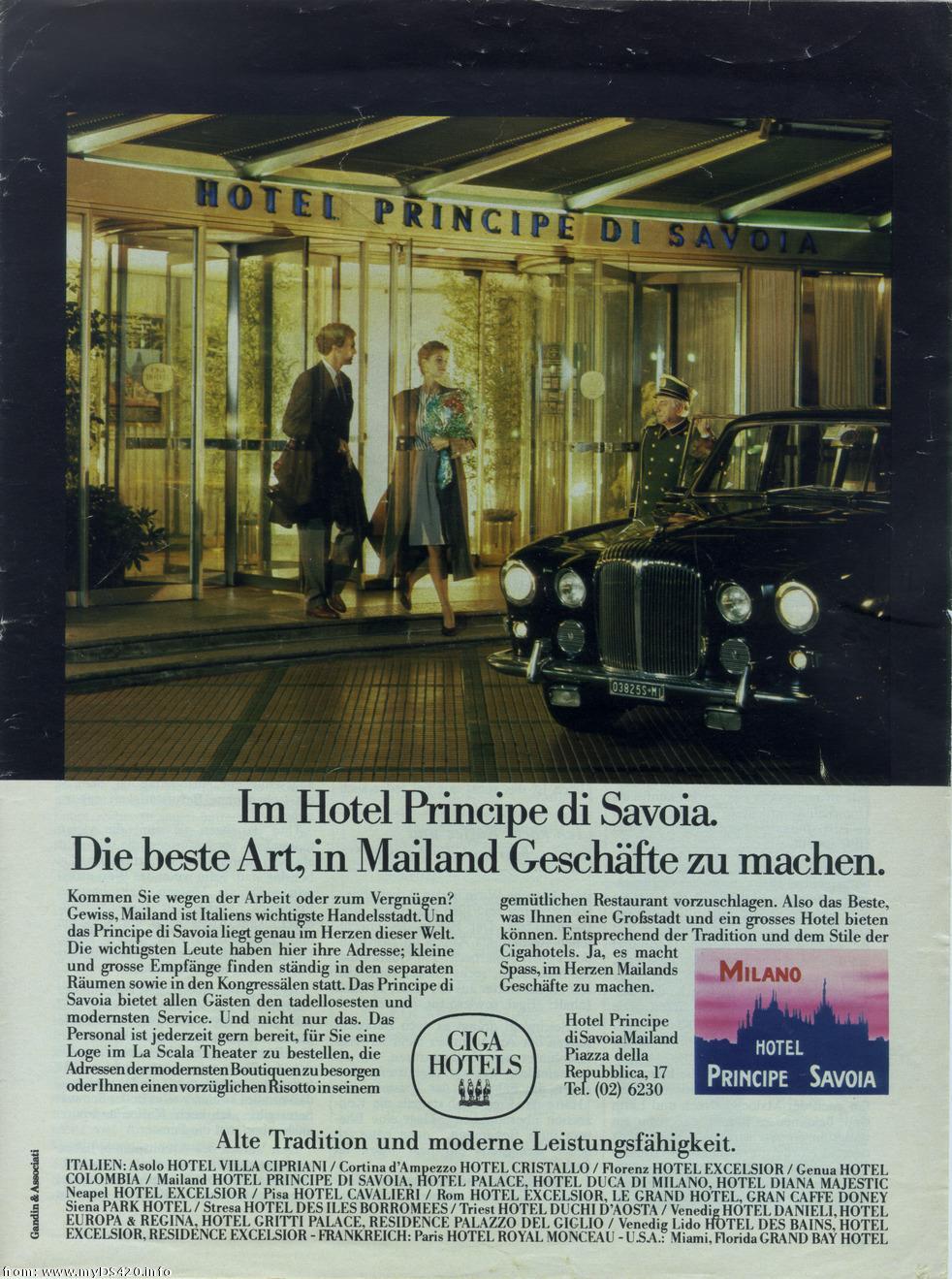 Principe di Savoia '70 HotelSavoia