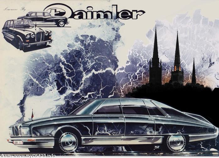 new Daimler limo by Cliff Ruddell