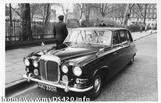 Daimler Hire limo in London
